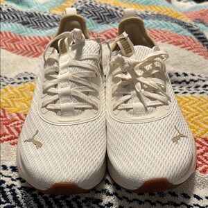 Puma Ivory Mesh Sneakers